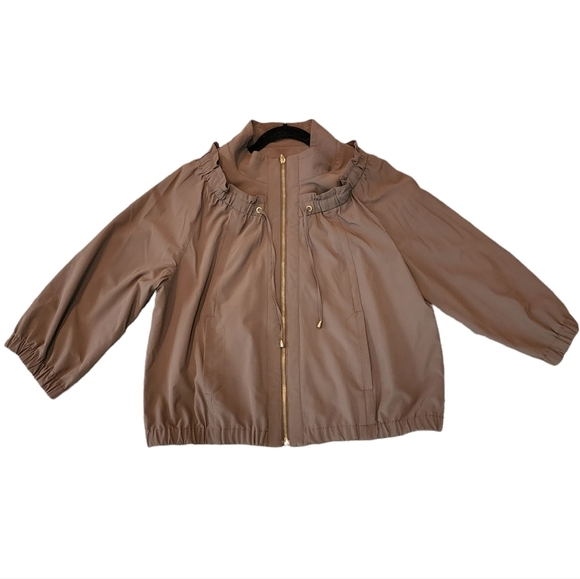 Chico's Zenergy brown tan zip jacket - Picture 5 of 16